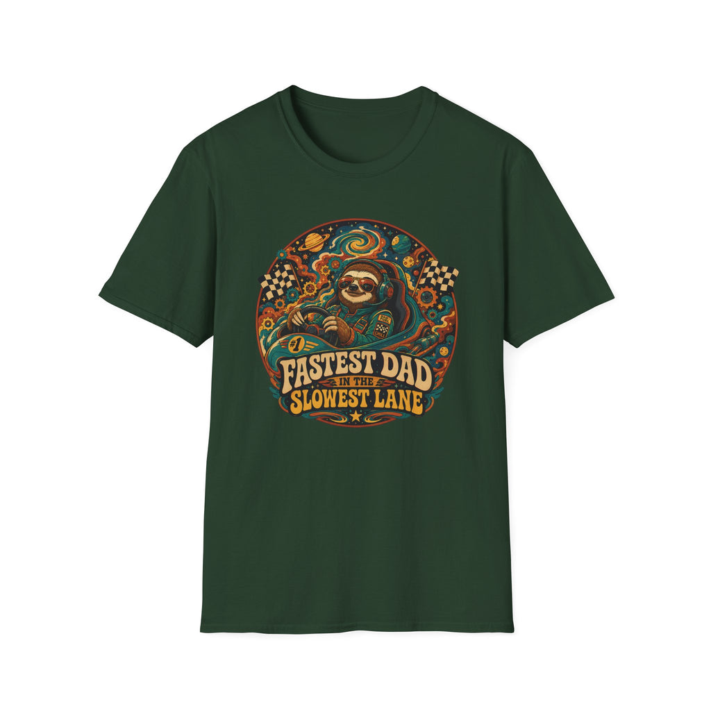 Fastest Dad in the Slowest Lane T-Shirt