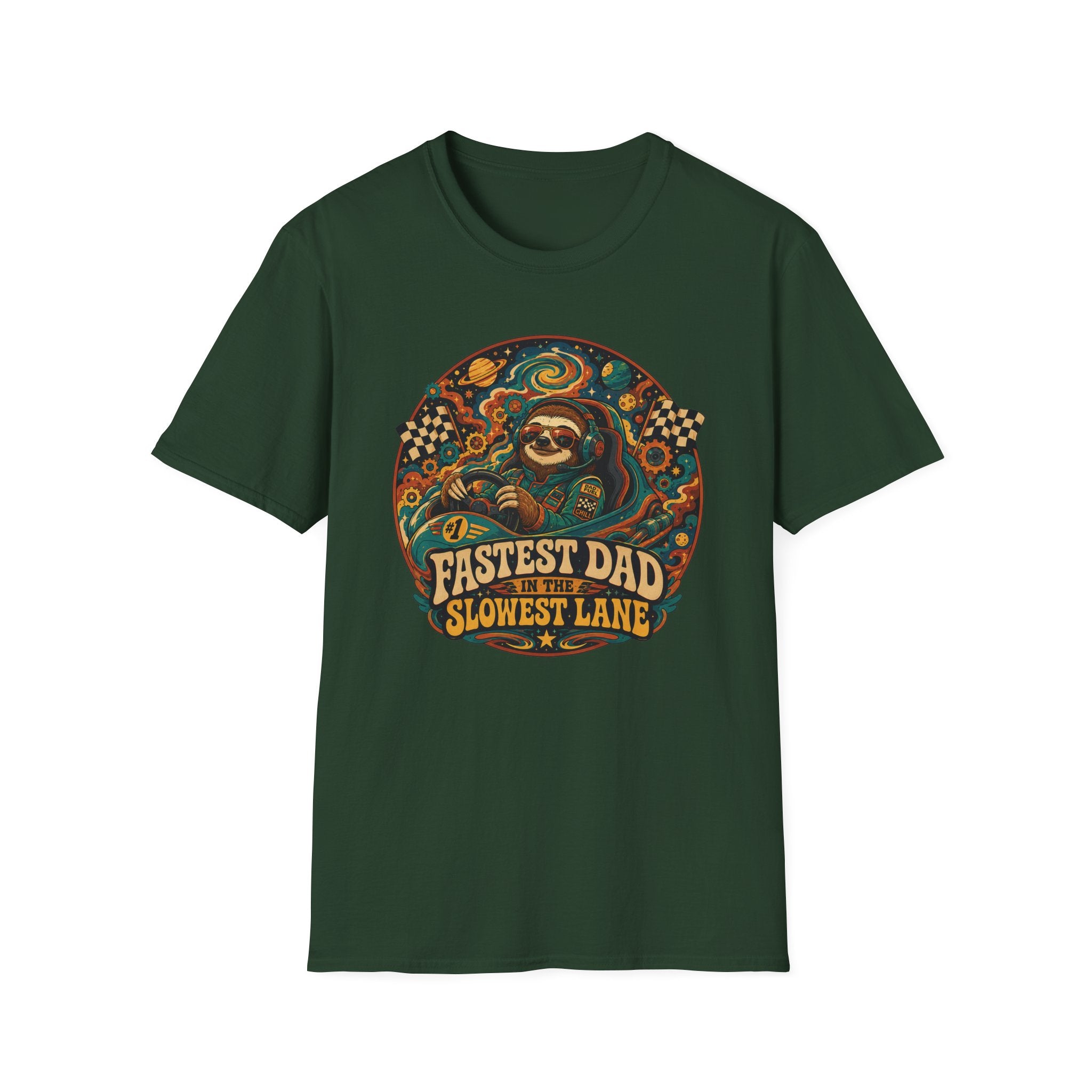 Fastest Dad in the Slowest Lane T-Shirt