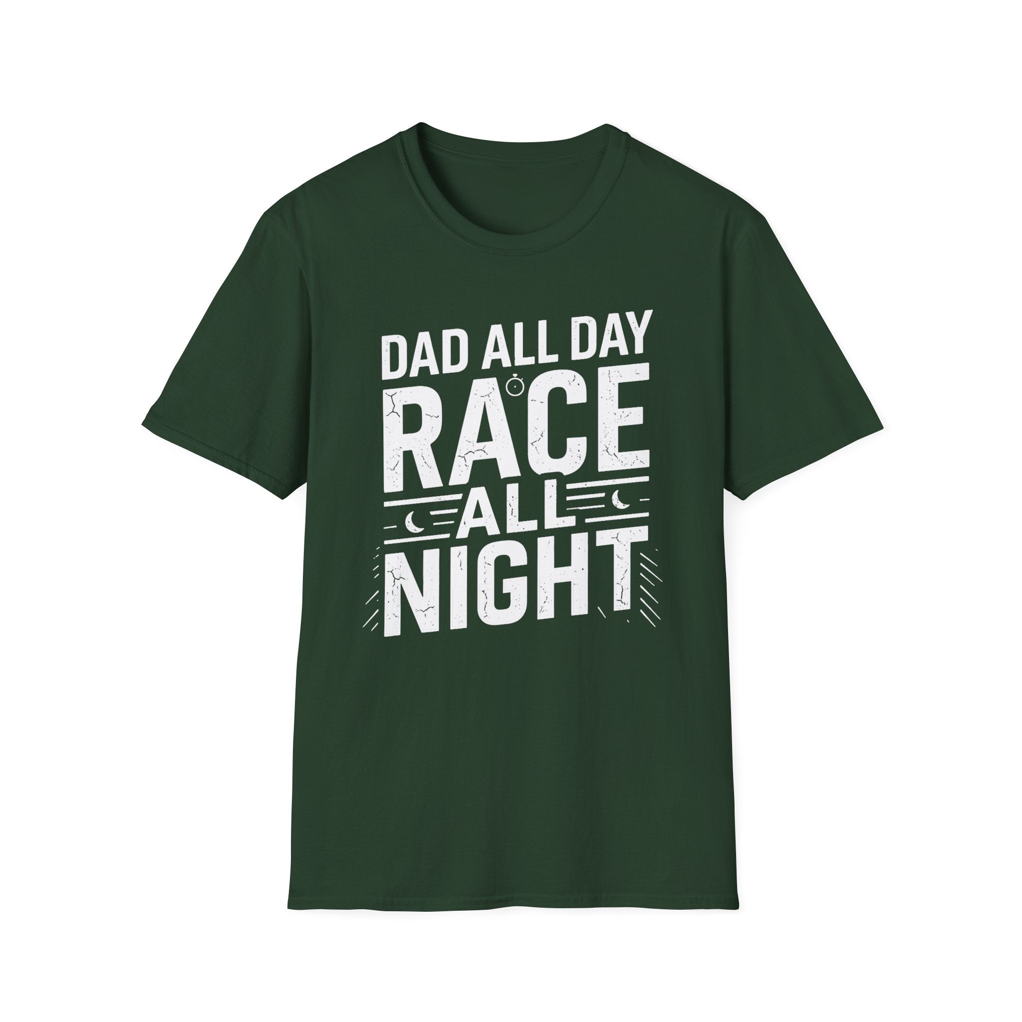 Dad All Day. Race All Night T-Shirt