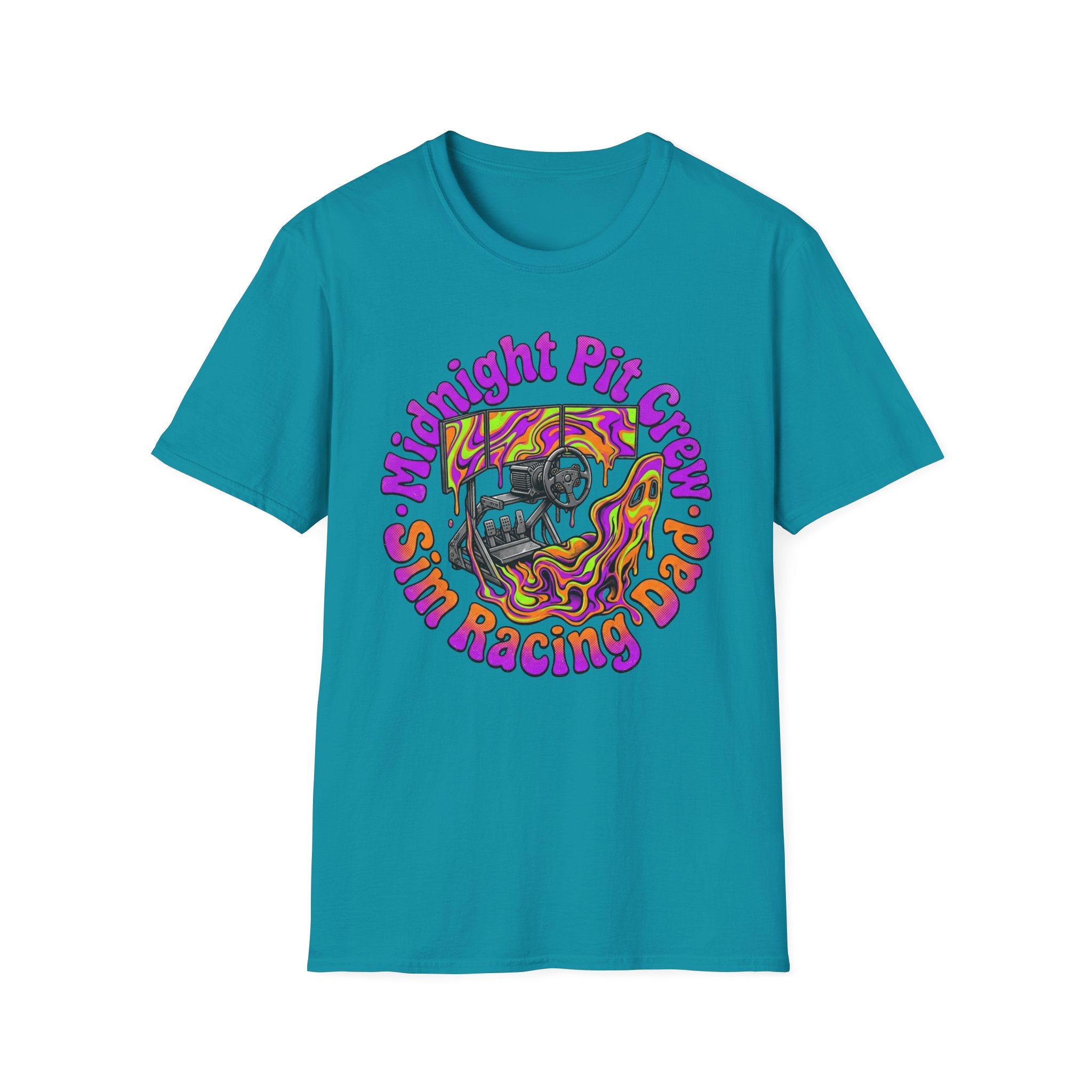 Psychedelic Racing Dad T-Shirt
