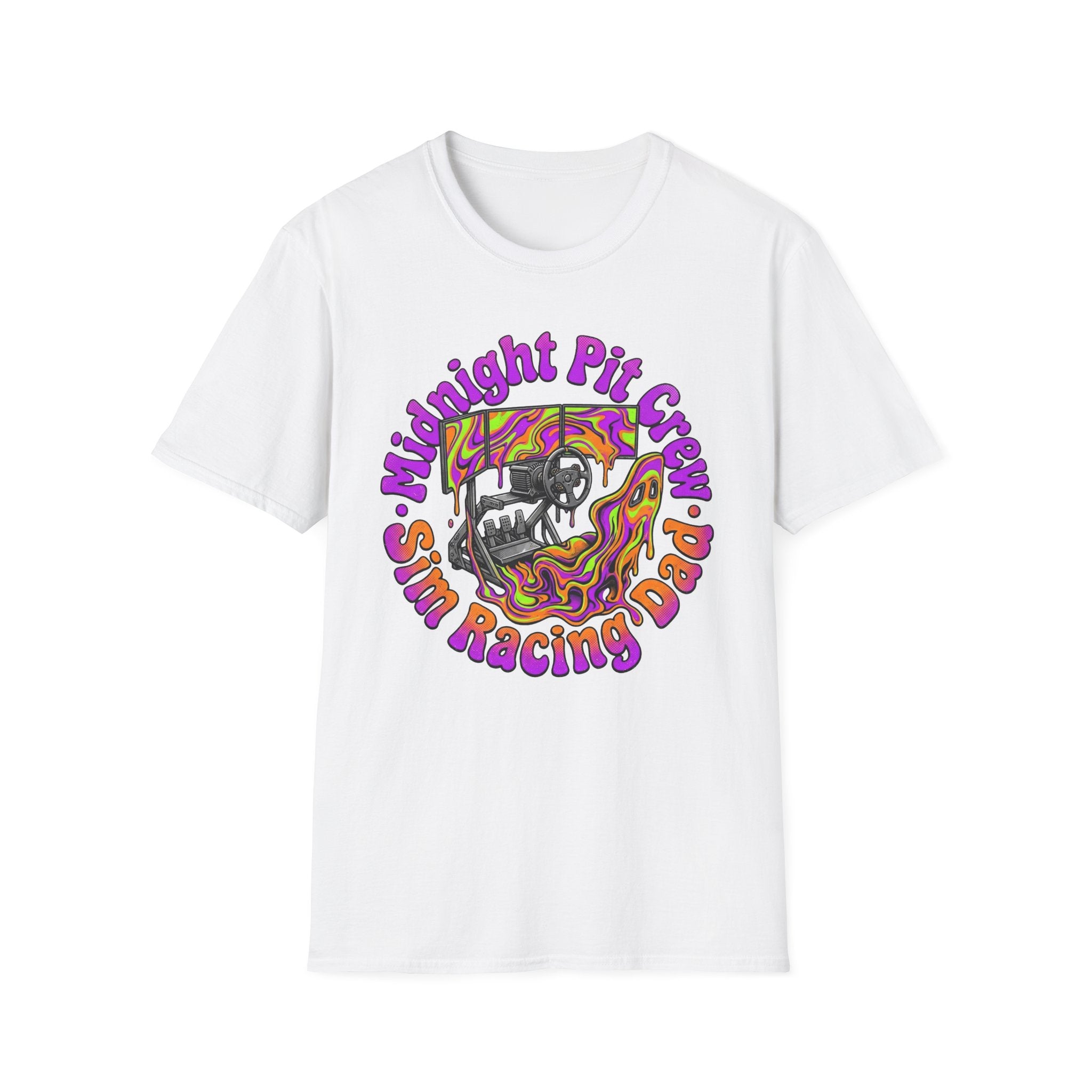 Psychedelic Racing Dad T-Shirt