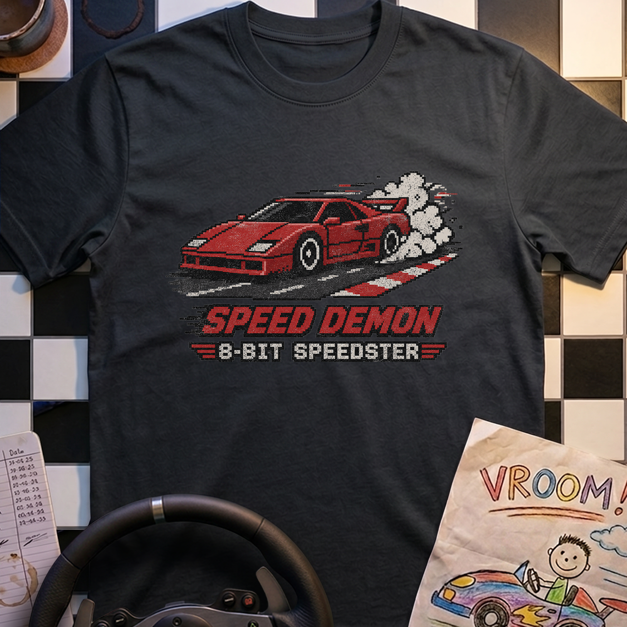 8-Bit Speed Demon T-Shirt