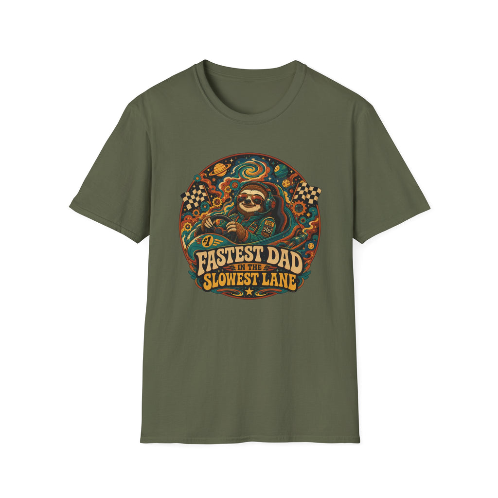 Fastest Dad in the Slowest Lane T-Shirt