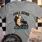Full Send Corgi Team T-Shirt