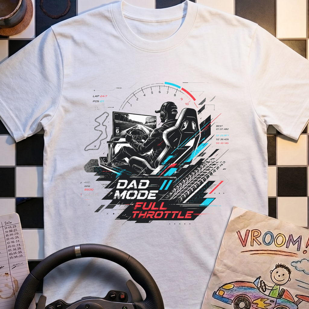 Dad Mode Full Throttle T-Shirt
