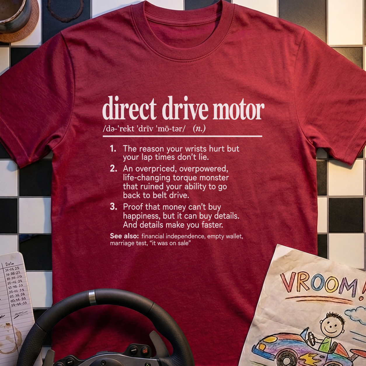 Direct Drive Motor T-Shirt