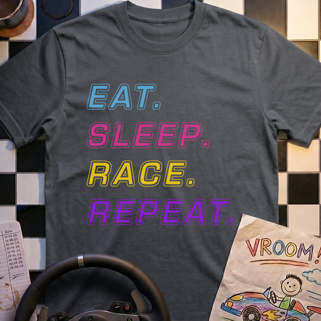 Eat. Sleep. Race. Repeat T-Shirt