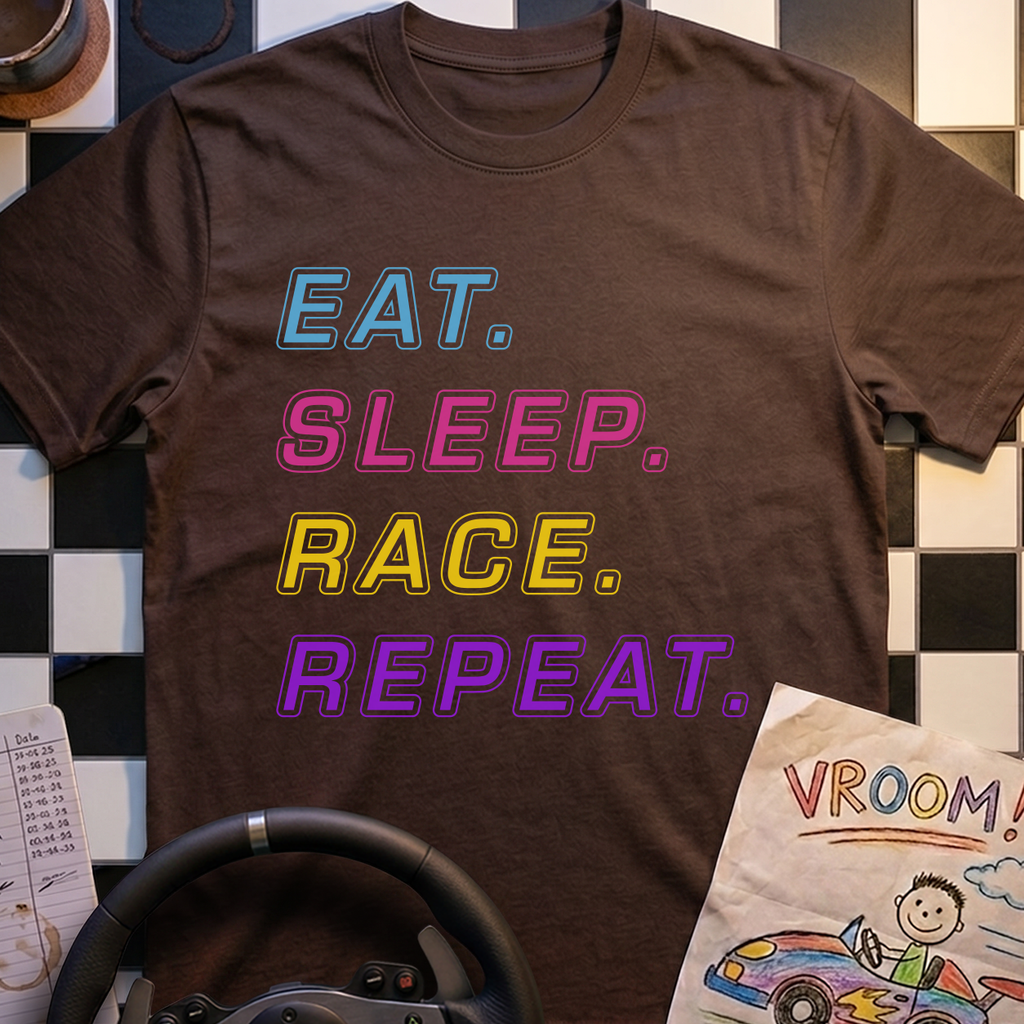 Eat. Sleep. Race. Repeat T-Shirt
