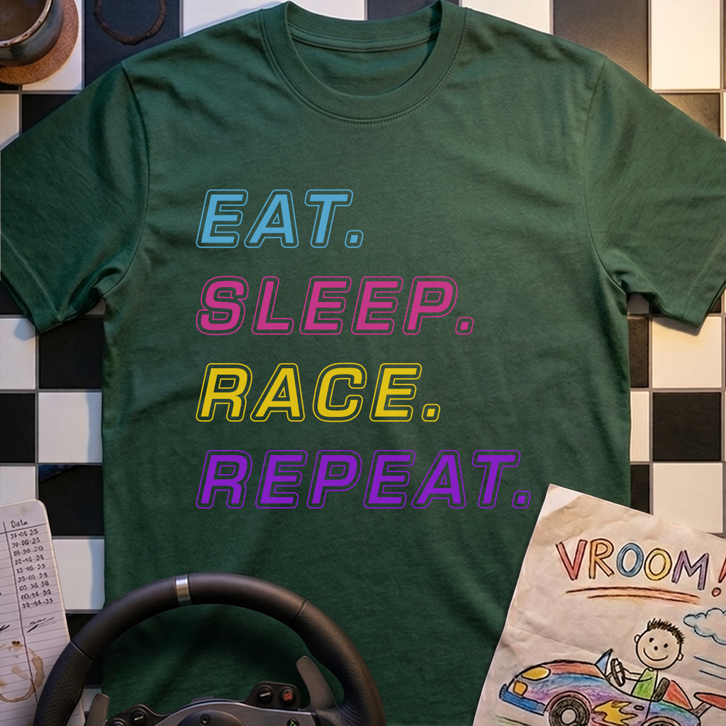 Eat. Sleep. Race. Repeat T-Shirt