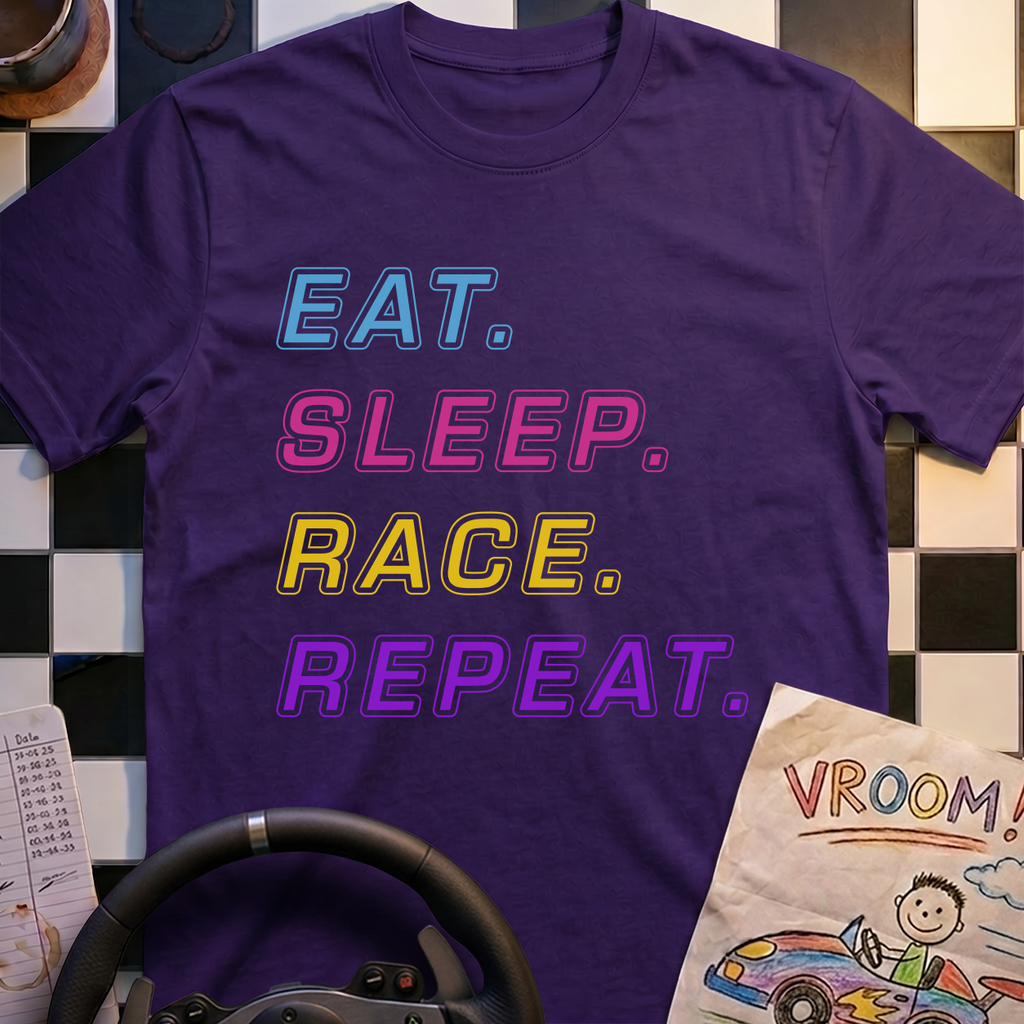 Eat. Sleep. Race. Repeat T-Shirt