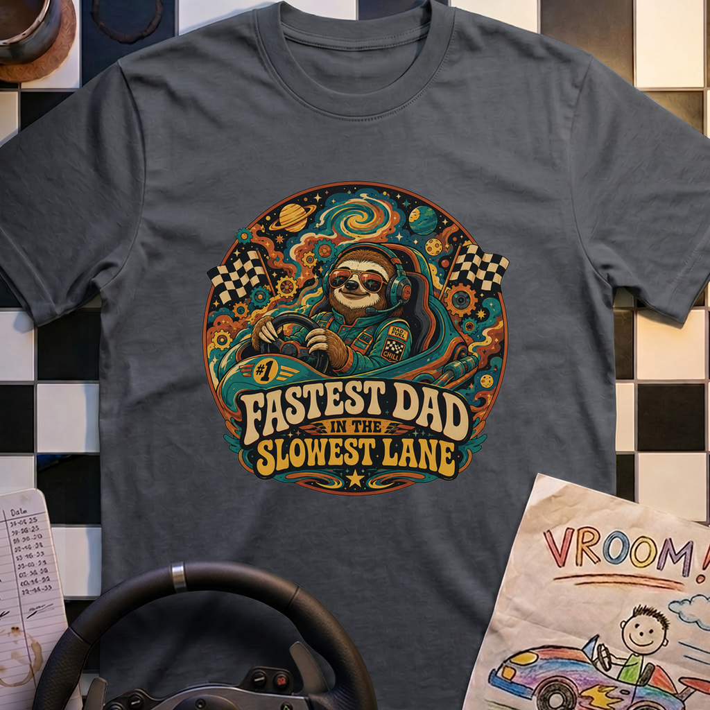 Fastest Dad in the Slowest Lane T-Shirt