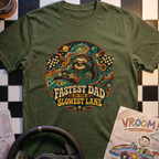 Fastest Dad in the Slowest Lane T-Shirt