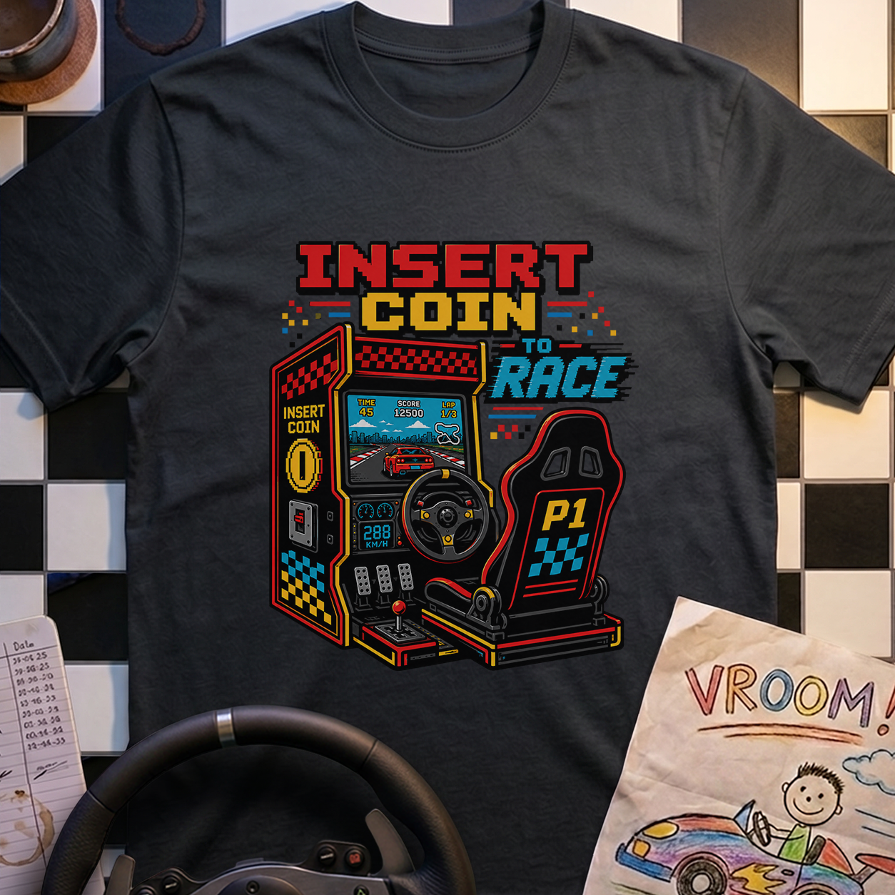 Insert Coin to Race T-Shirt