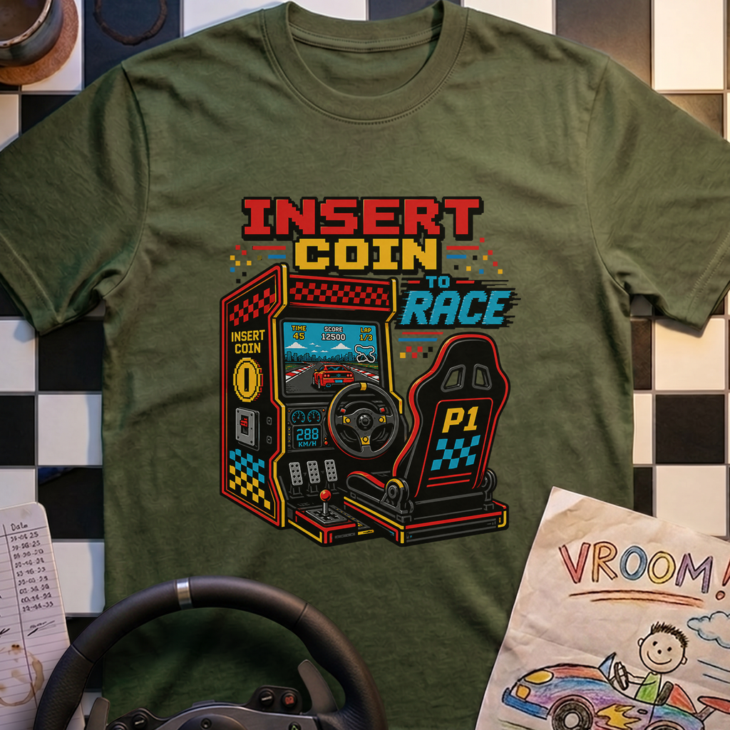 Insert Coin to Race T-Shirt