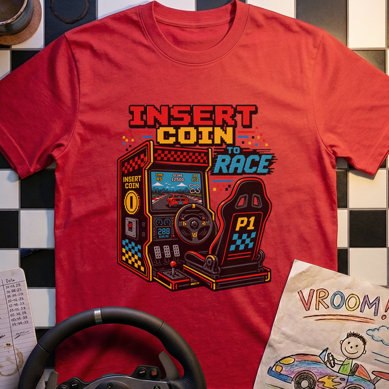 Insert Coin to Race T-Shirt
