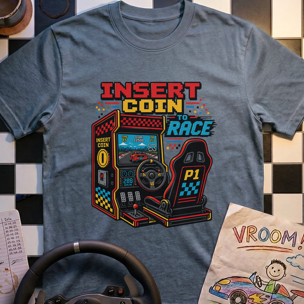 Insert Coin to Race T-Shirt