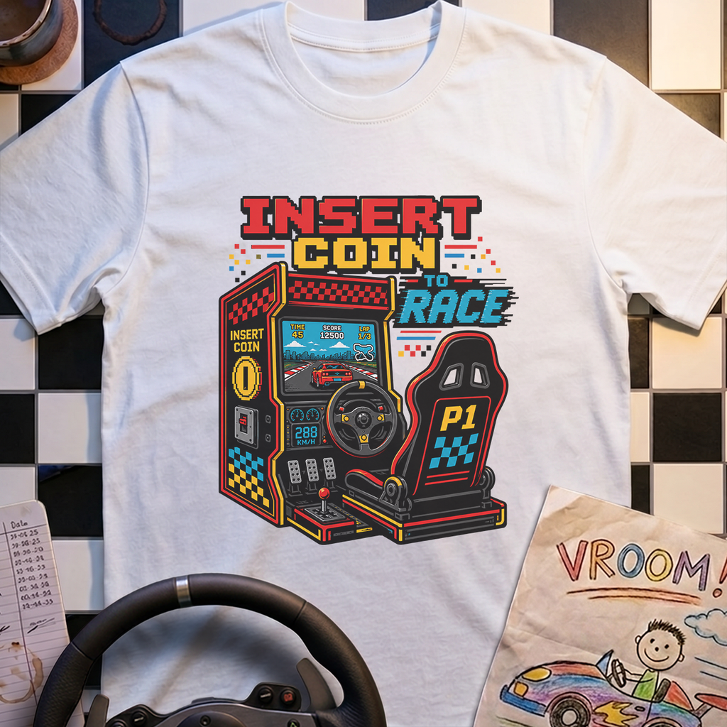 Insert Coin to Race T-Shirt
