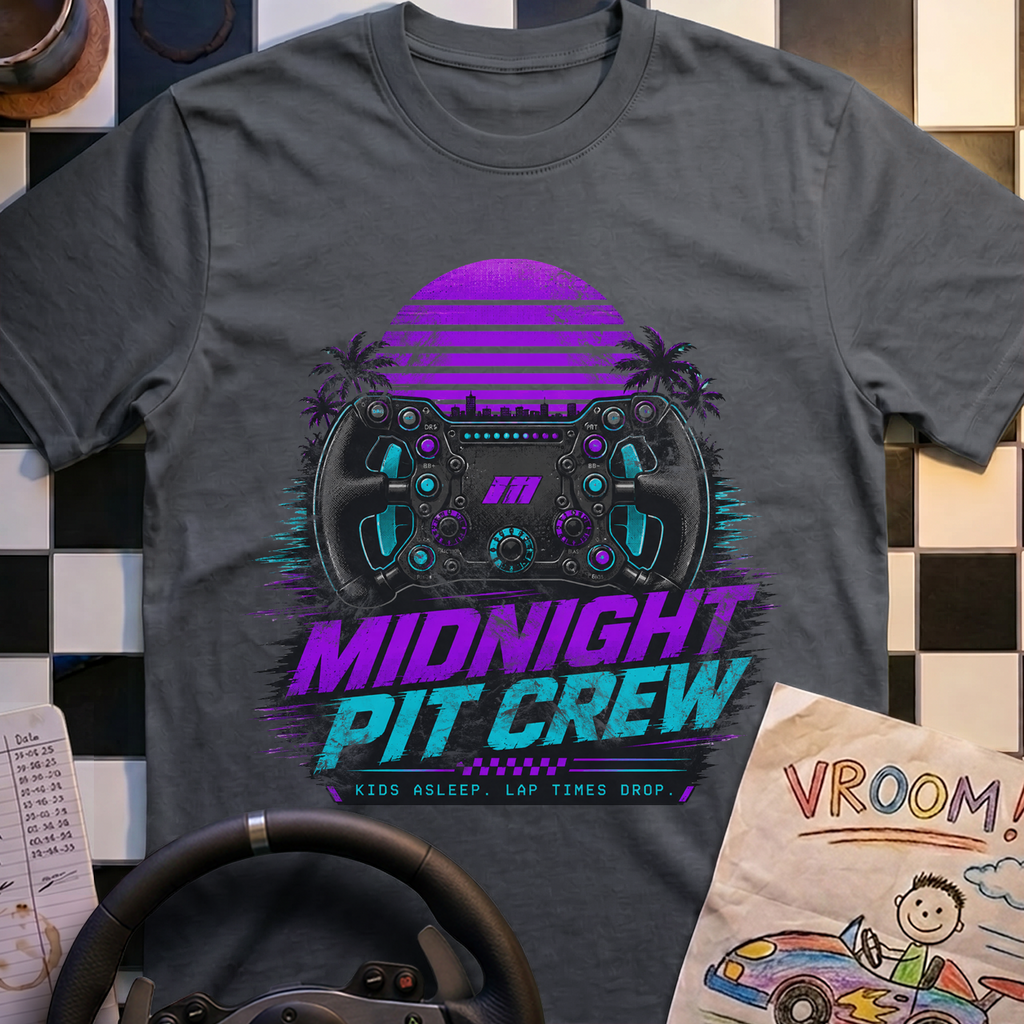 Kids Asleep. Lap Times Drop T-Shirt