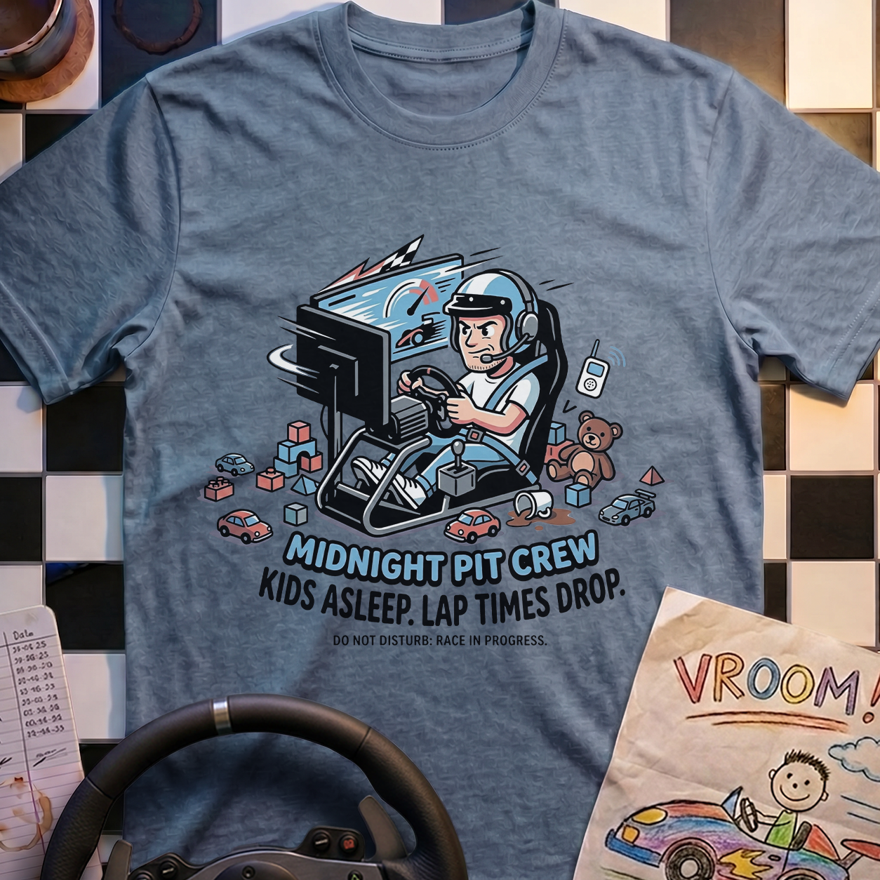 Kids Asleep Sim Rig T-Shirt