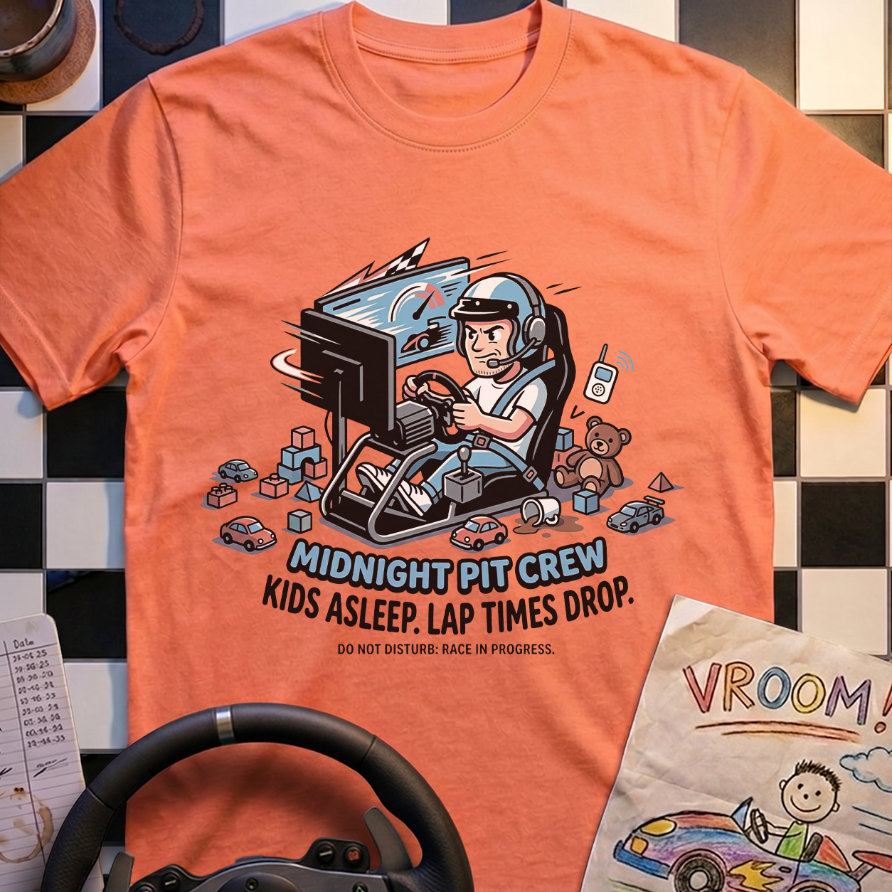 Kids Asleep Sim Rig T-Shirt