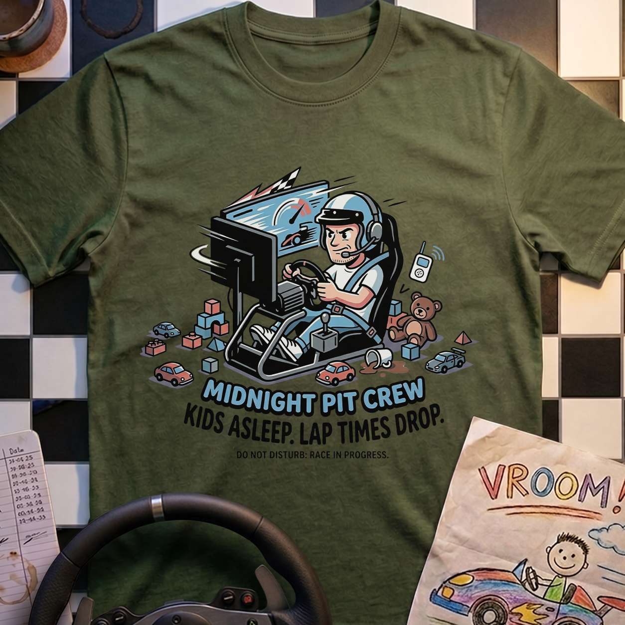 Kids Asleep Sim Rig T-Shirt