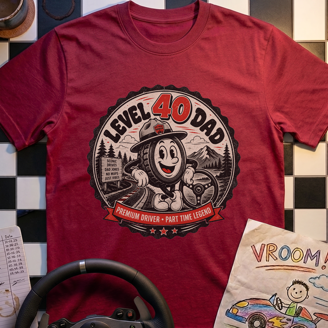 Level 40 Ranger Dad T-Shirt