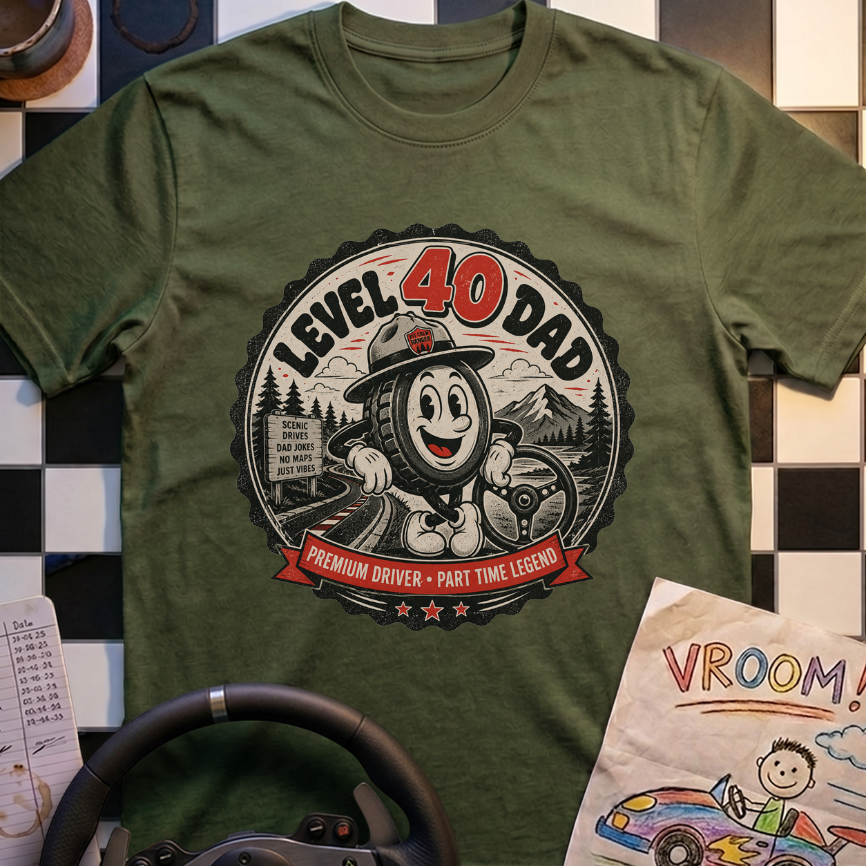 Level 40 Ranger Dad T-Shirt