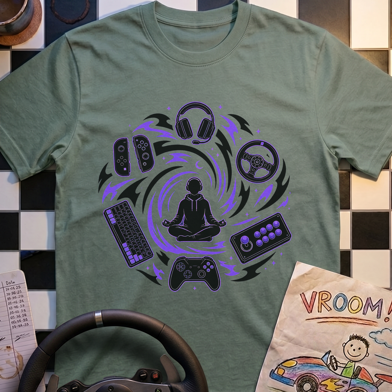 Meditation Gamer T-Shirt