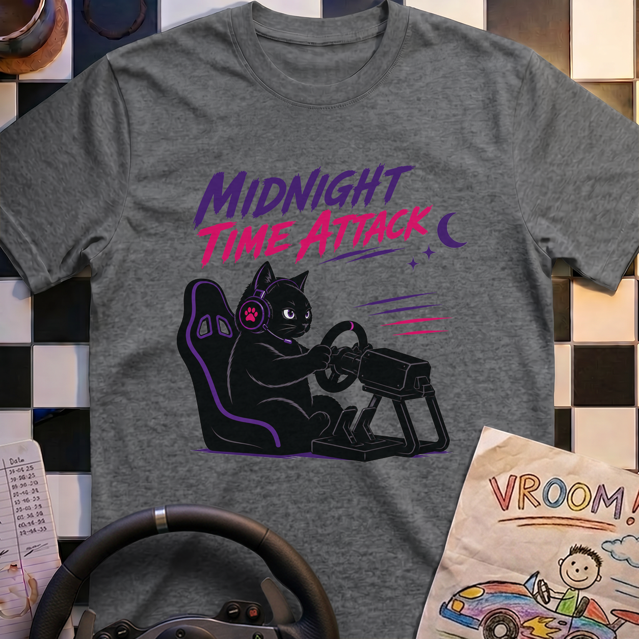 Midnight Time Attack T-Shirt