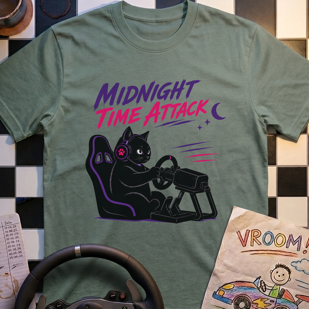 Midnight Time Attack T-Shirt