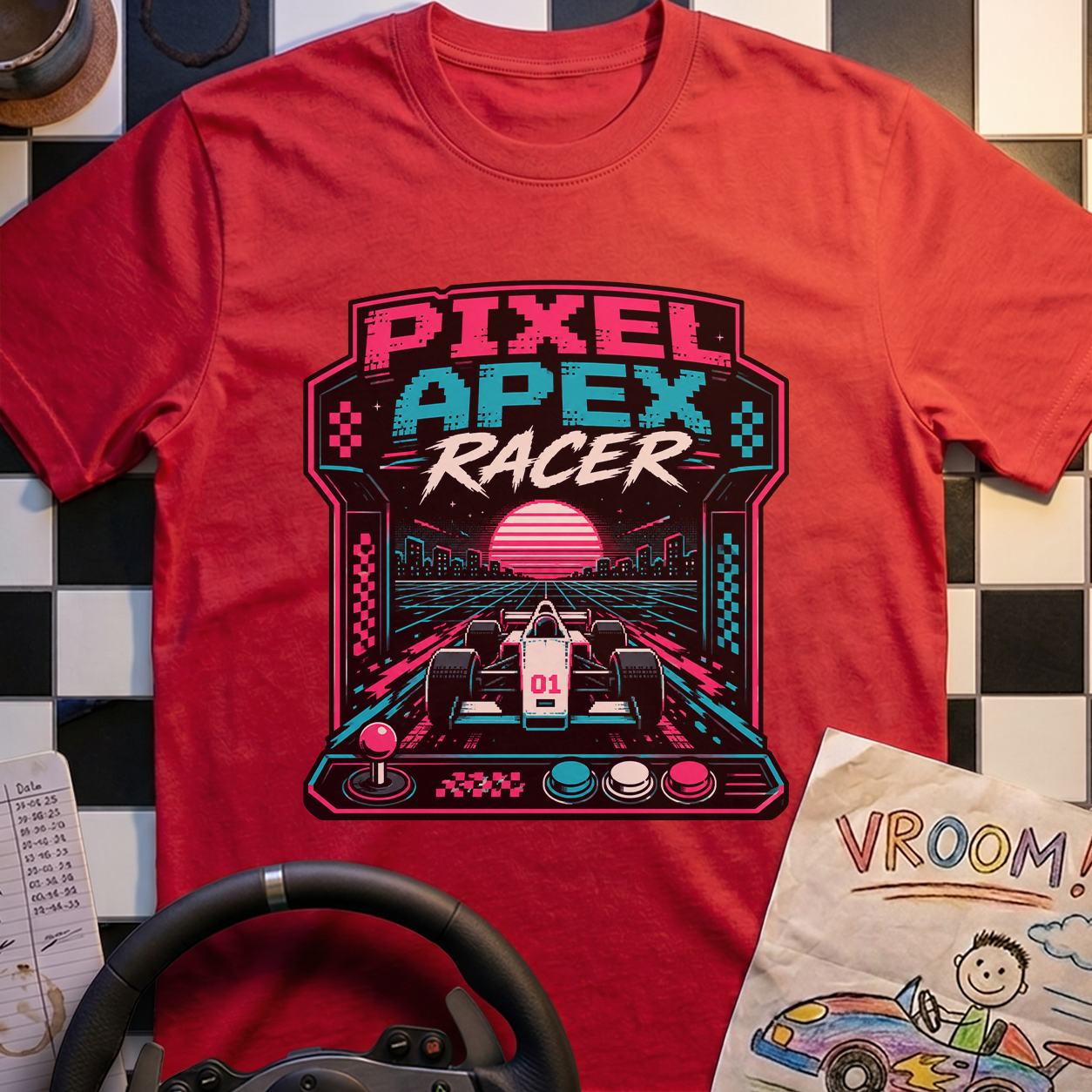 Pixel Apex Racer T-Shirt