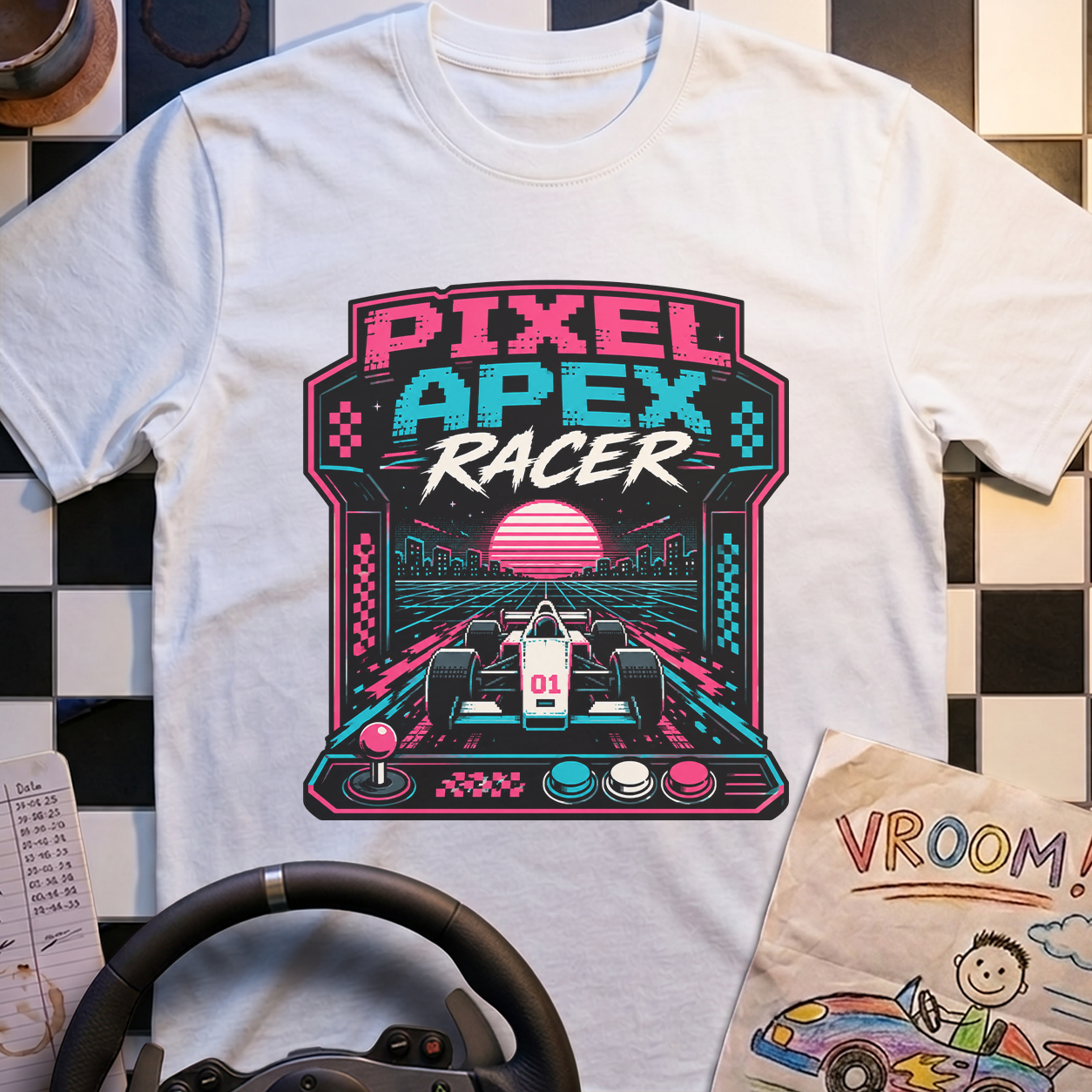 Pixel Apex Racer T-Shirt