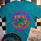 Psychedelic Racing Dad T-Shirt