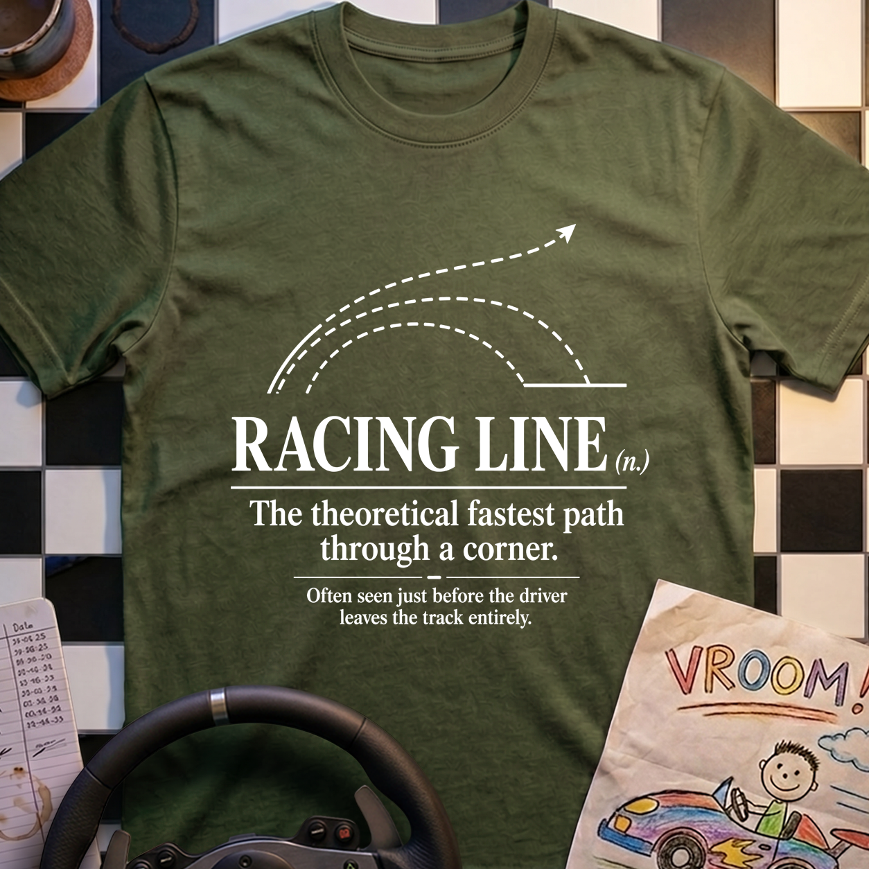Racing Line Definition T-Shirt