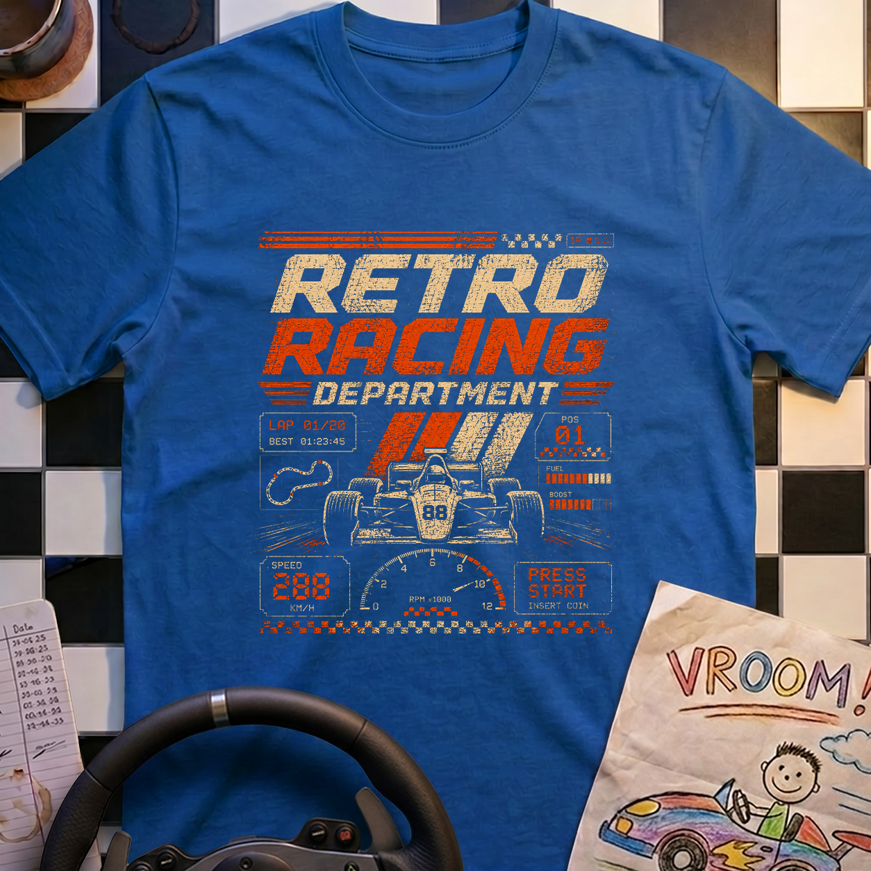 Retro Racing Dept T-Shirt