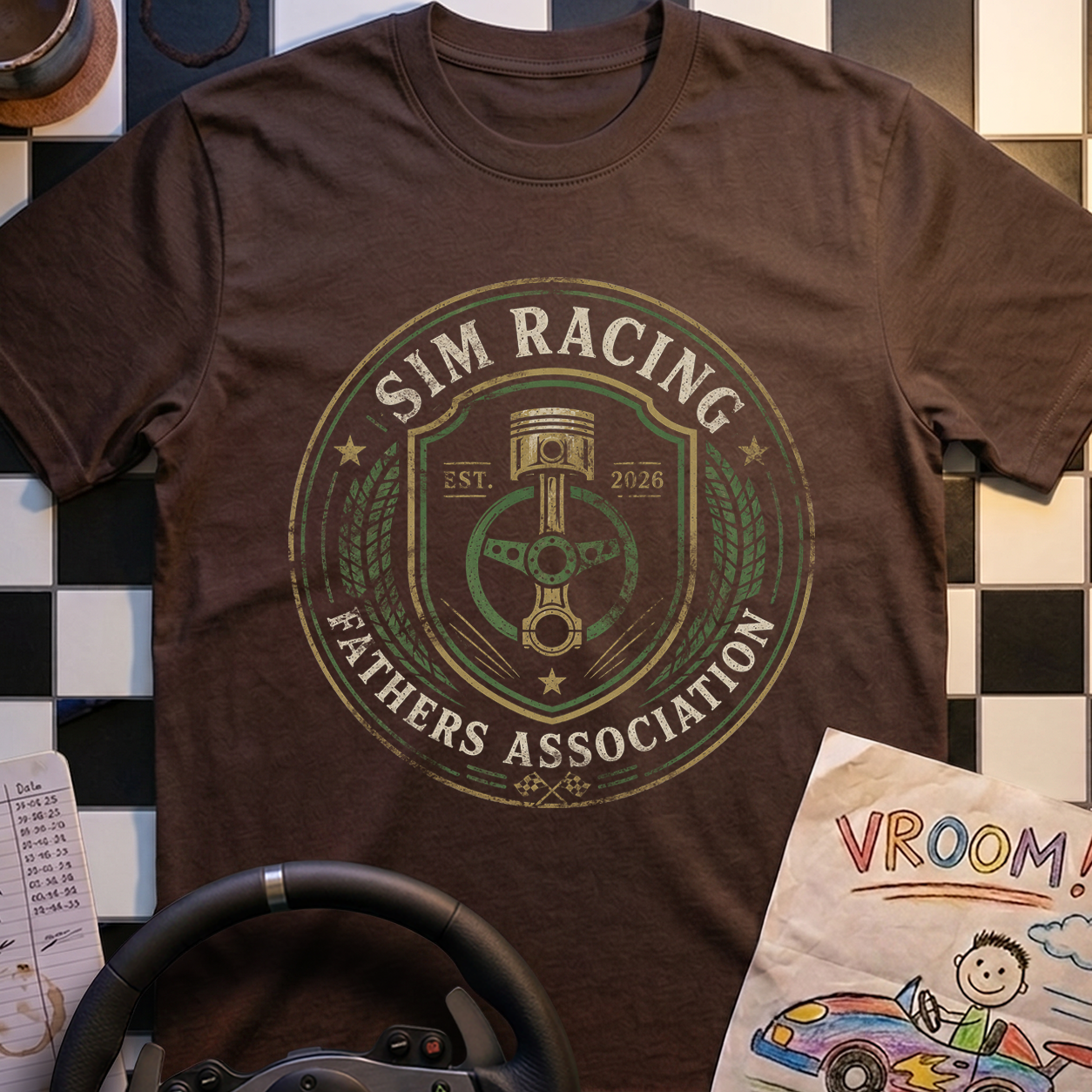 Sim Racing Fathers Association T-Shirt