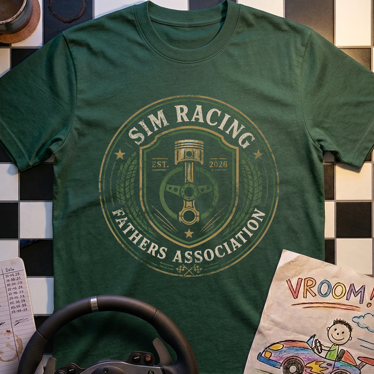Sim Racing Fathers Association T-Shirt