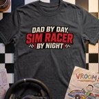 Sim Racer By Night T-Shirt