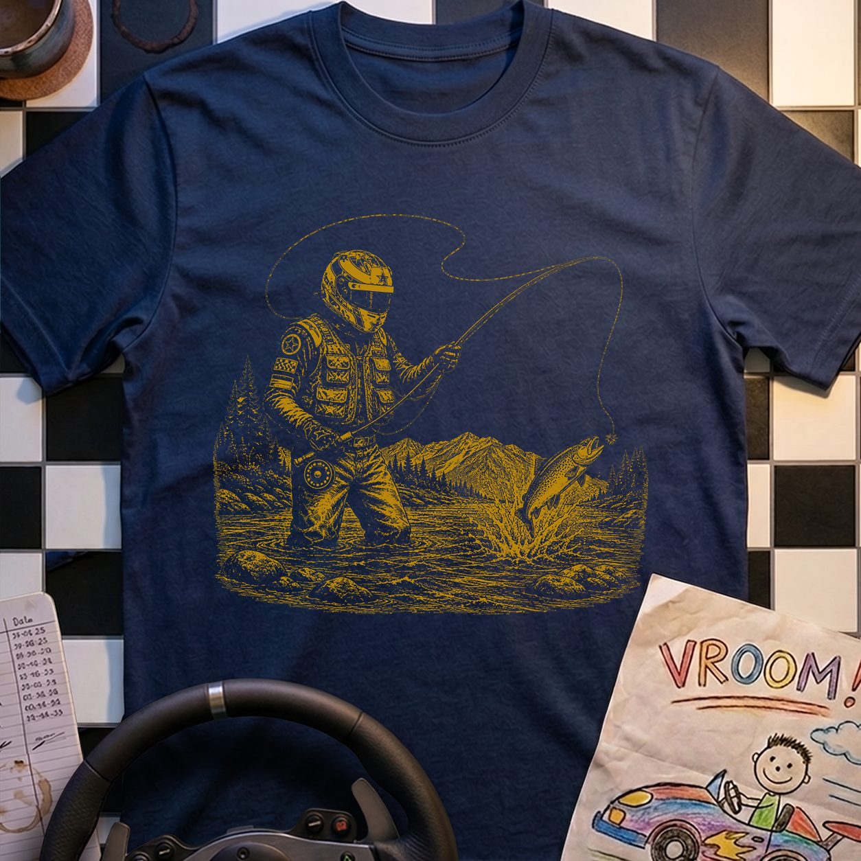 Simi Goes Fly-Fishing T-Shirt
