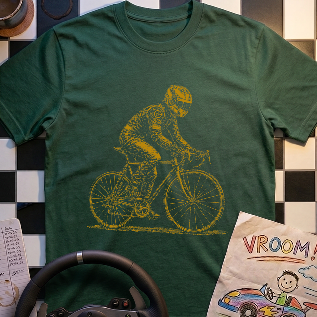 Simi Rides A Bicycle T-Shirt