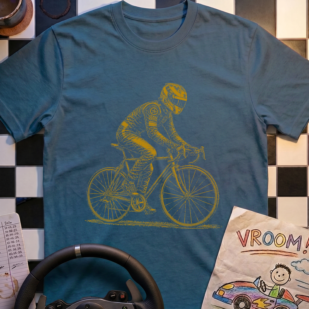 Simi Rides A Bicycle T-Shirt