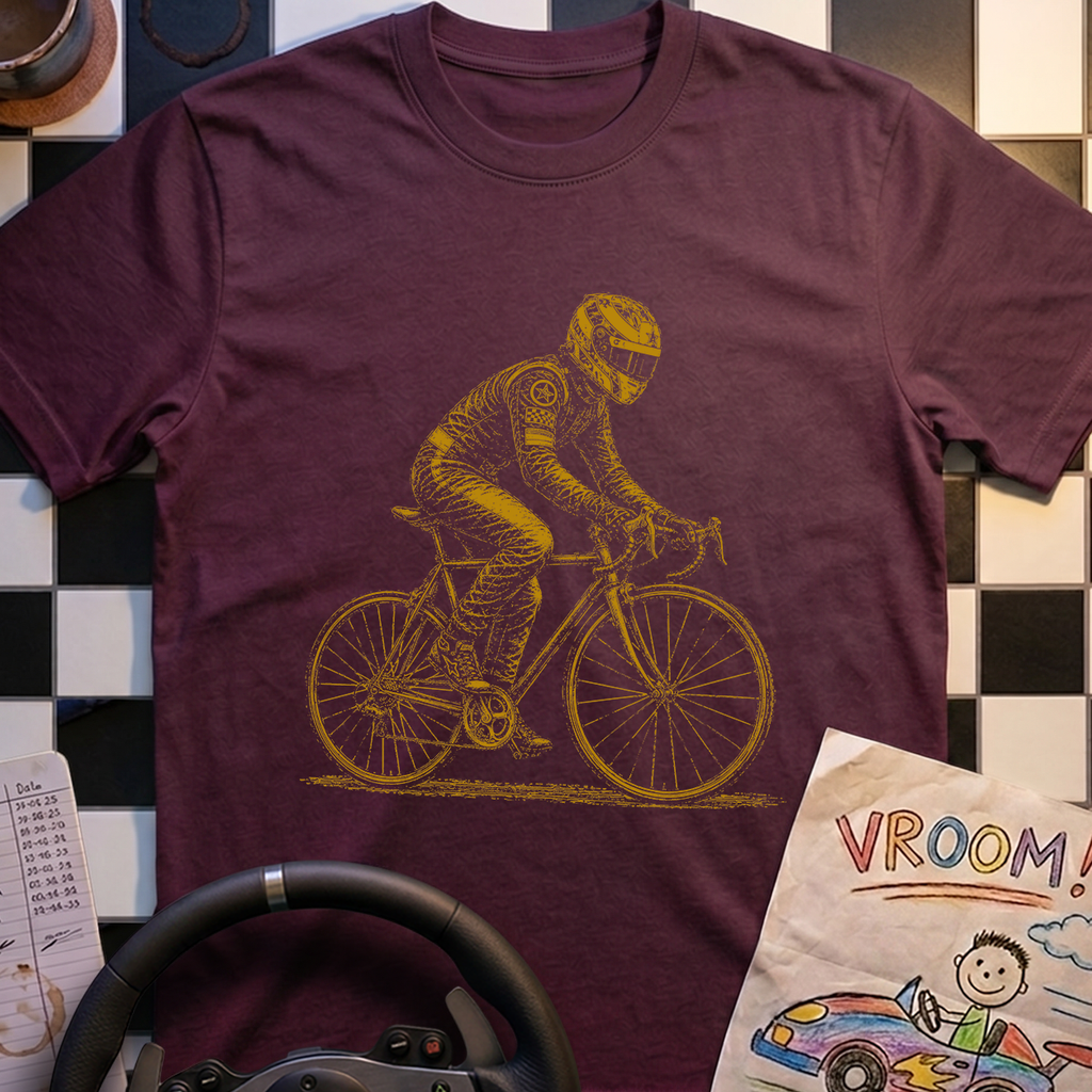 Simi Rides A Bicycle T-Shirt