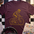 Simi Rides A Bicycle T-Shirt