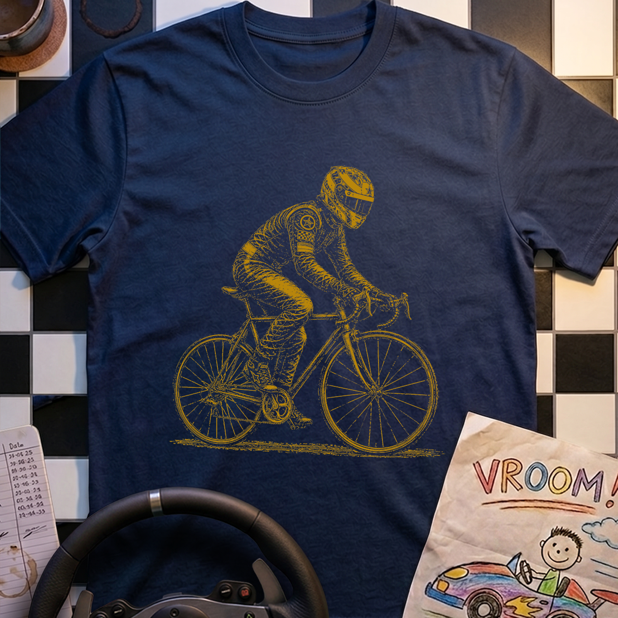 Simi Rides A Bicycle T-Shirt