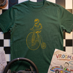 Simi Rides A Penny Farthing T-Shirt