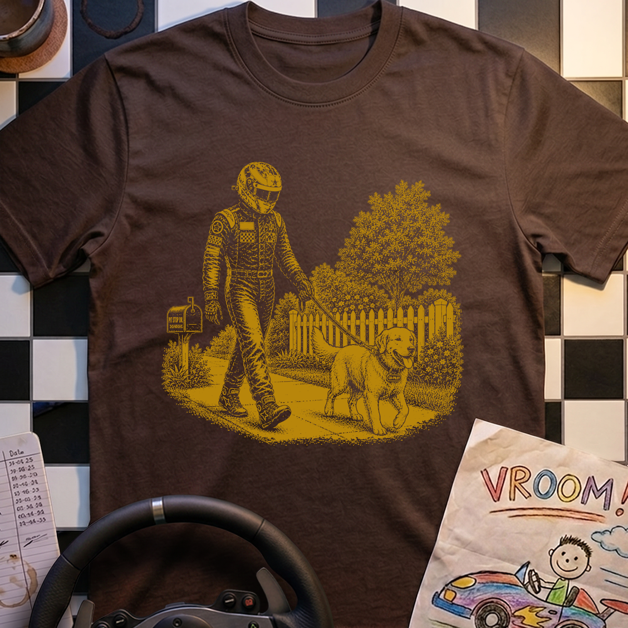Simi Walks The Dog T-Shirt