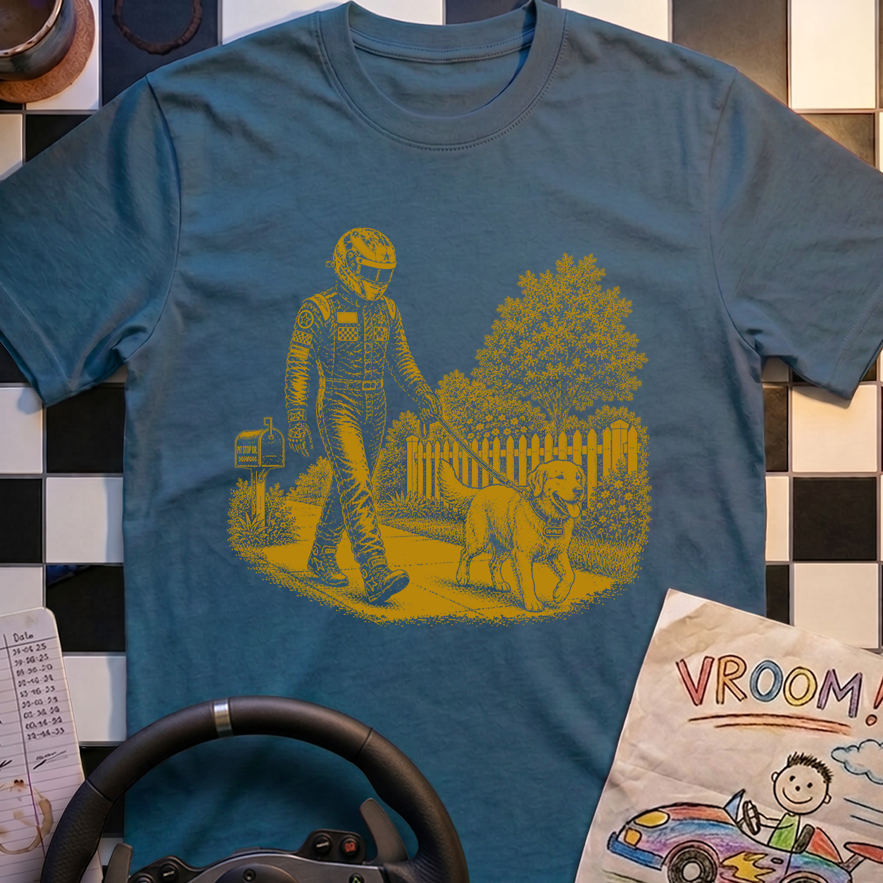 Simi Walks The Dog T-Shirt