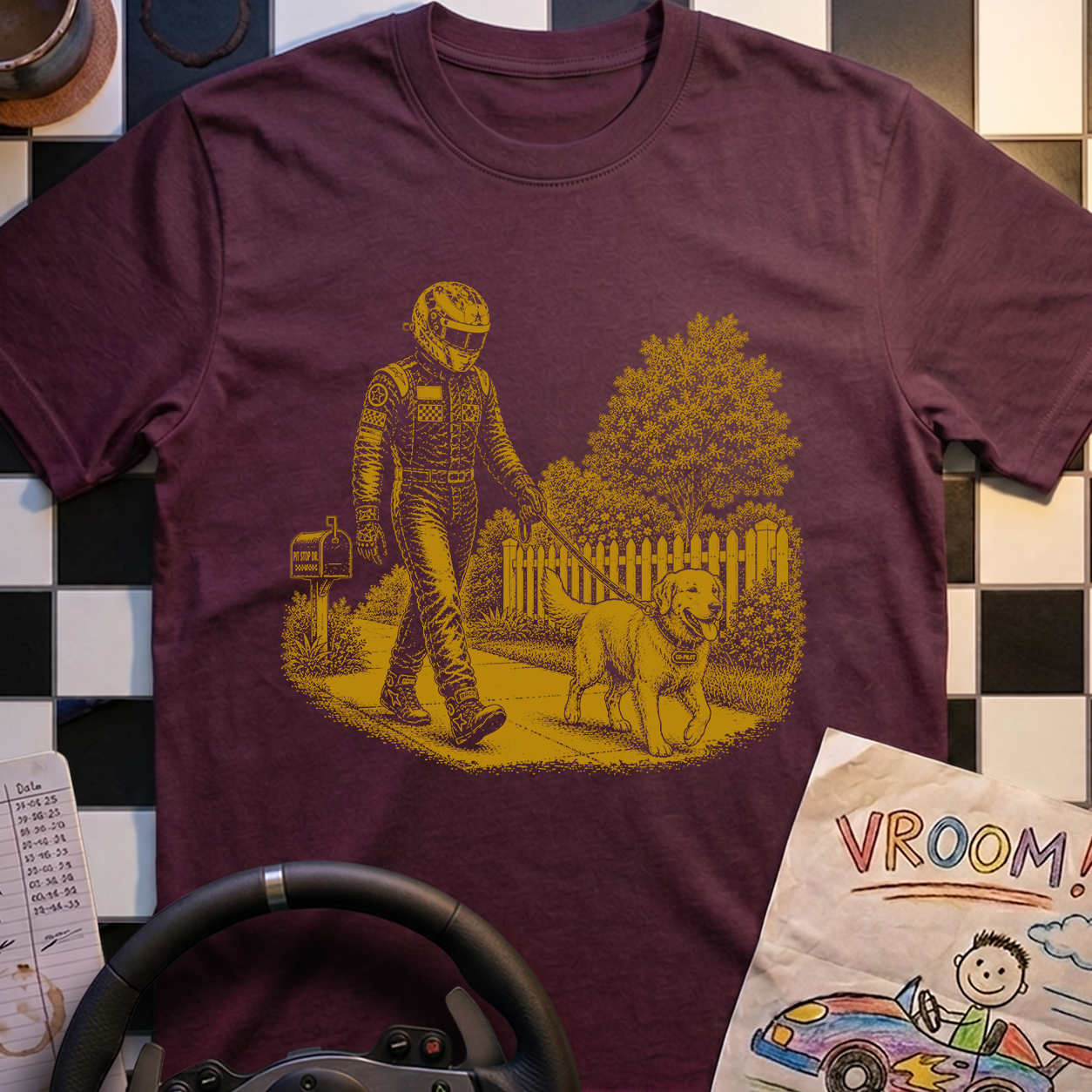 Simi Walks The Dog T-Shirt