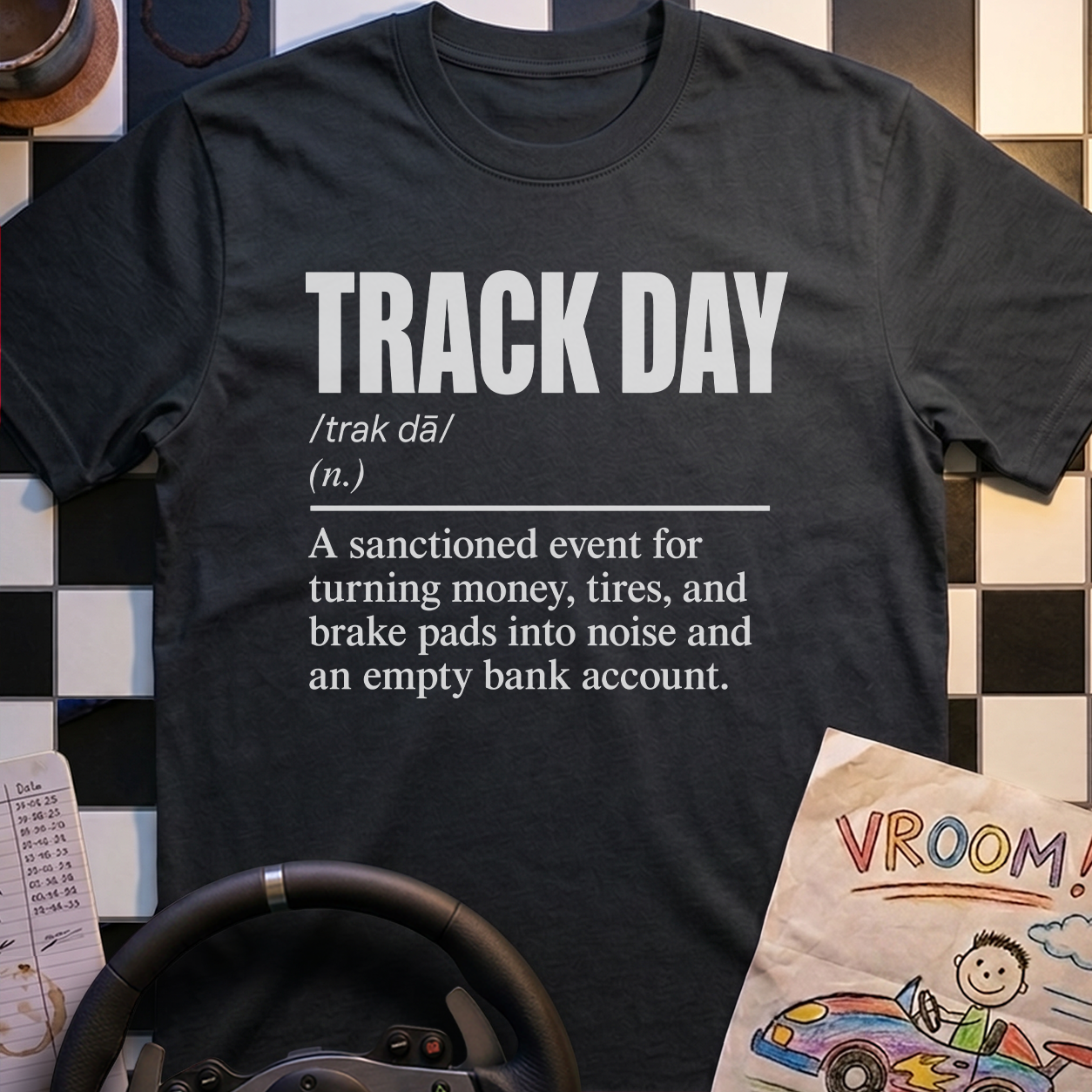Track Day Definition T-Shirt
