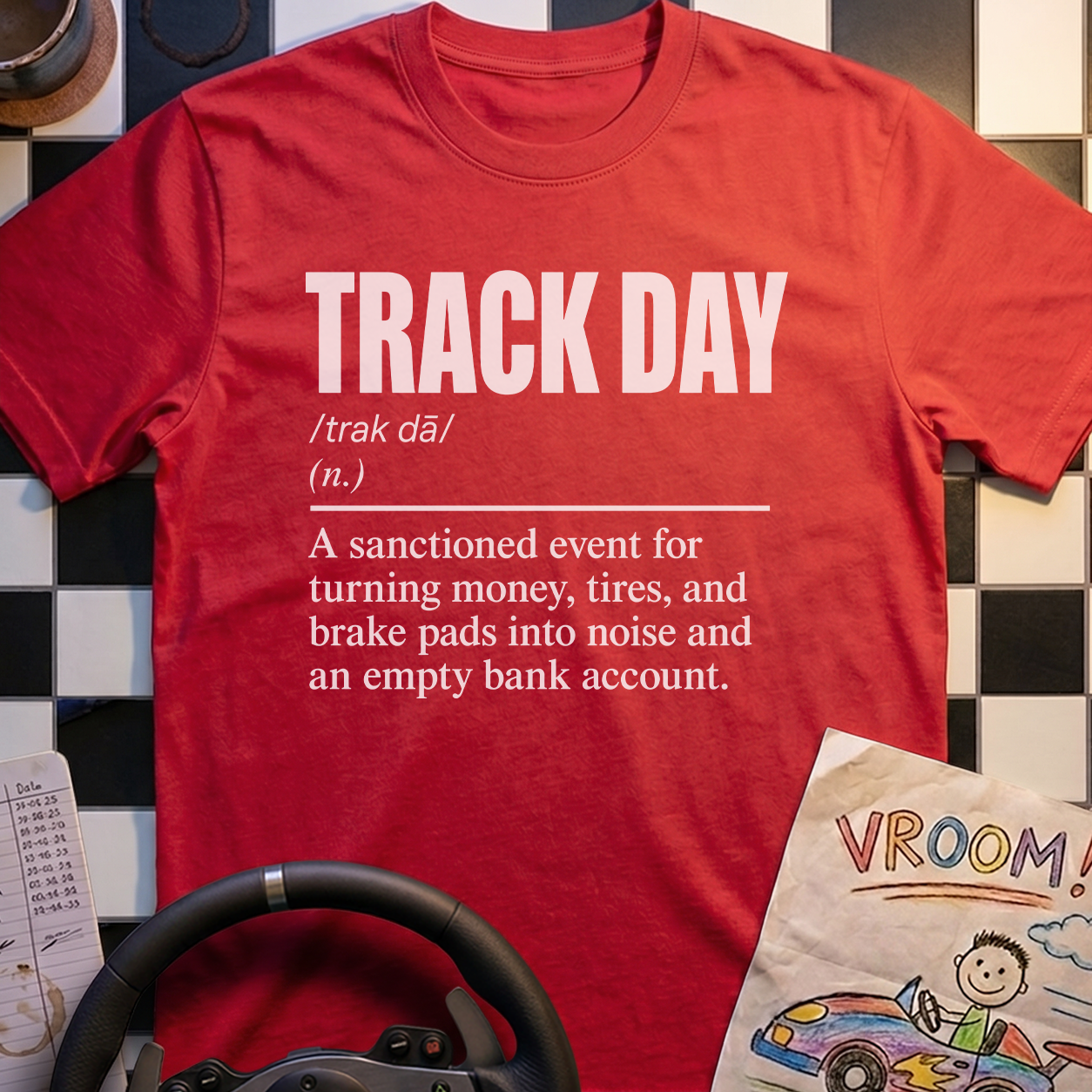 Track Day Definition T-Shirt
